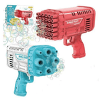 Bazooka Bubble Water Gun | Rechargeable Bubble Blaster Toy for Kids