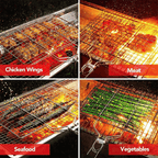 Bbq Stainless Steel Hand Grill (Small Size)