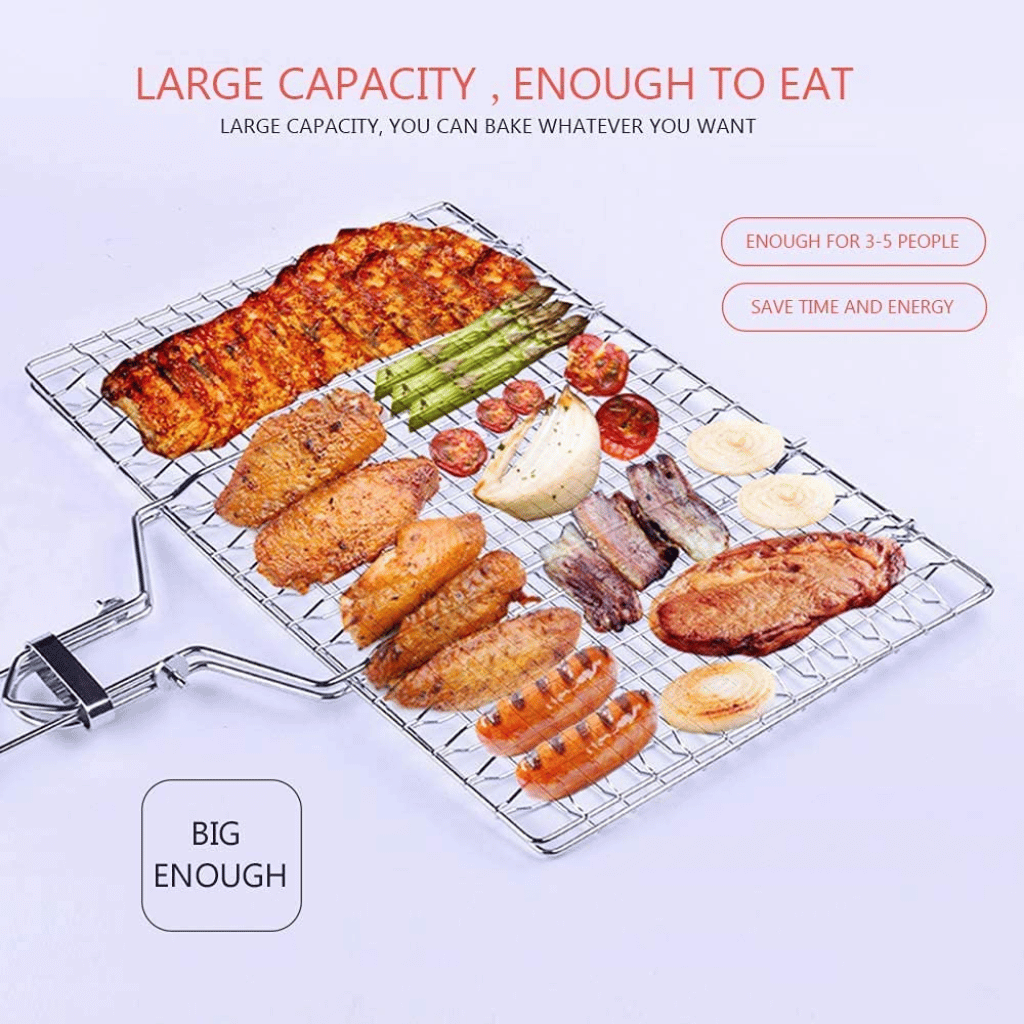 Bbq Stainless Steel Hand Grill (Small Size)