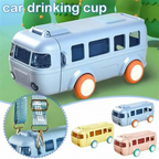 Bus Shape School Water Bottle | 500ml |With Cute & Leak-Proof | Random Color