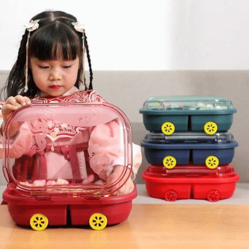 Cartoon Car Fruit Plate for Kids Fun Snack & Appetizer Serving Tray