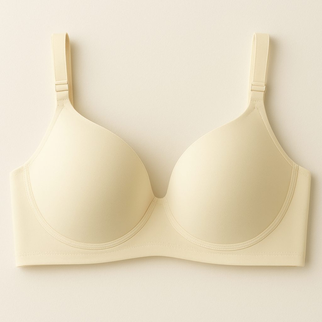 Cotton Light Padded Bra – Comfortable Everyday Wear, Plain Design