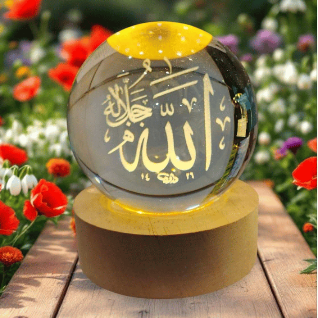 Crystal Ball 3D Arabic Night Lamp Home Décor, And Gifting