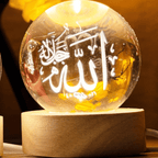 Crystal Ball 3D Arabic Night Lamp Home Décor, And Gifting