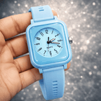 Curren Rubbar Belt Ladies Watch Model Square - Without Box