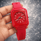 Curren Rubbar Belt Ladies Watch Model Square - Without Box