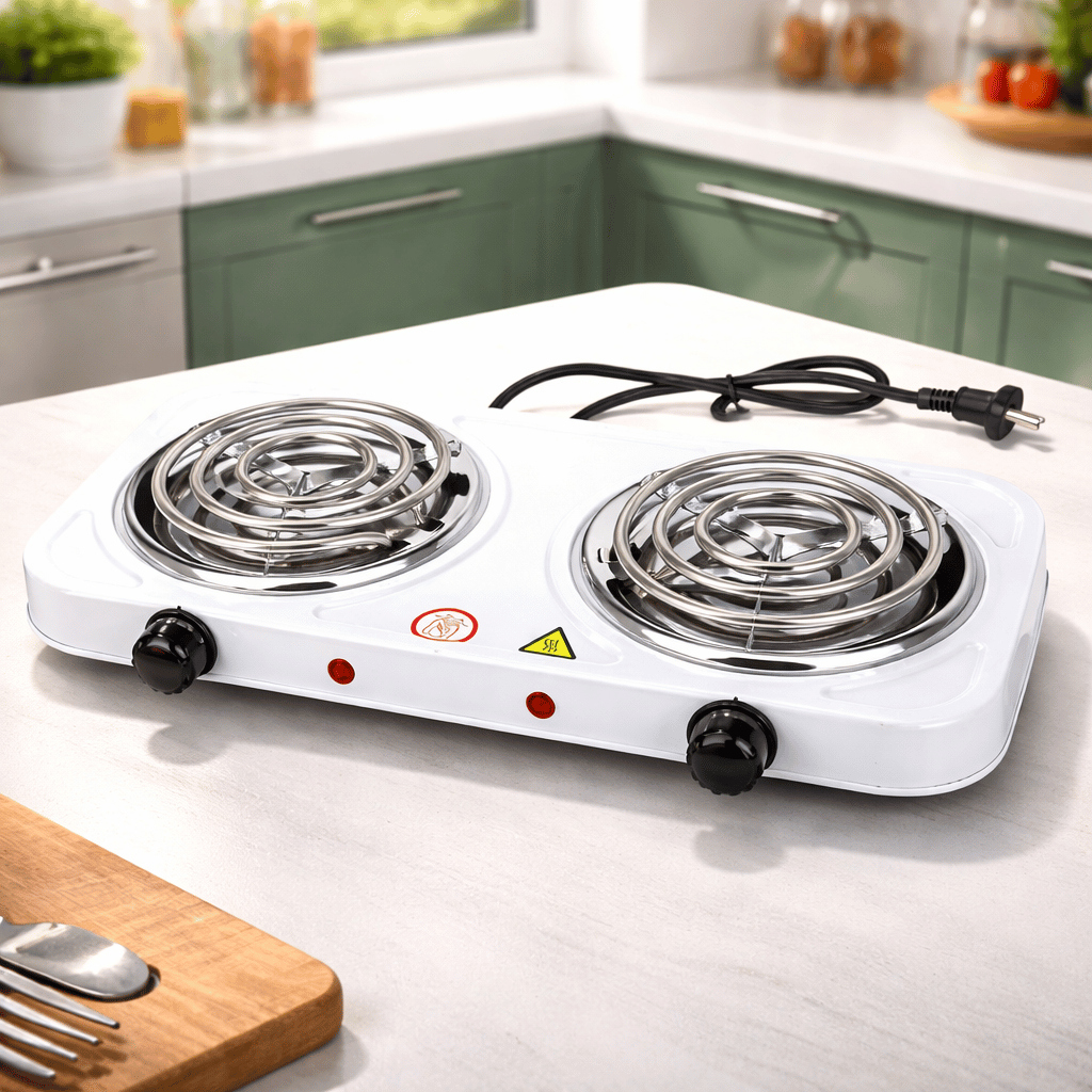 Double Electric Stove Fast Heating Cooking Stove ( 2000 Watt )