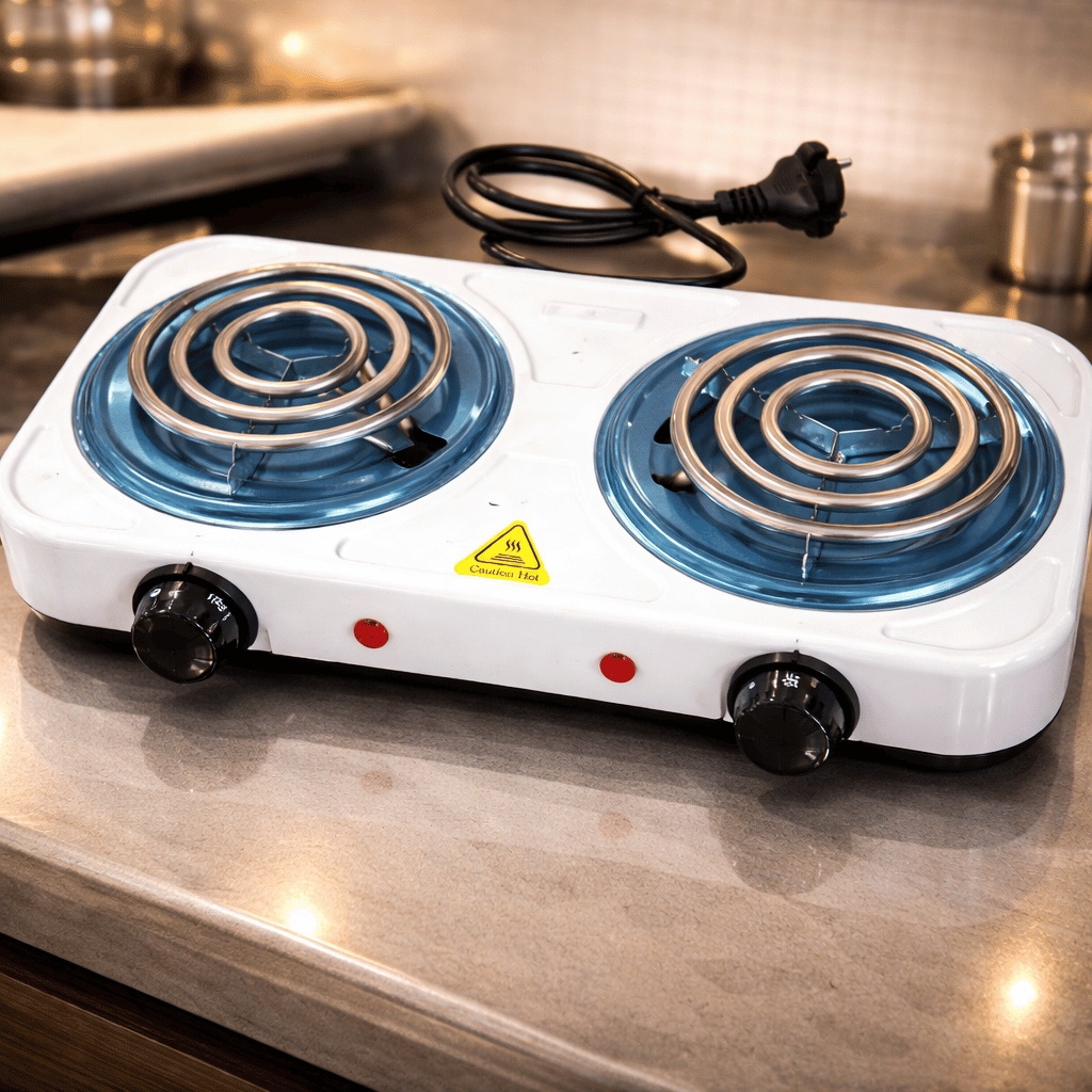 Double Electric Stove Fast Heating Cooking Stove ( 2000 Watt )