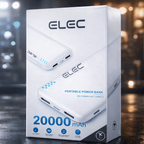 Elec 20000mAh Portable Power Bank Providing High Capacity Charging