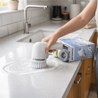Electric Cleaning Brush With Multiple Attachments For Efficient Home Cleaning