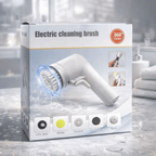 Electric Cleaning Brush With Multiple Attachments For Efficient Home Cleaning