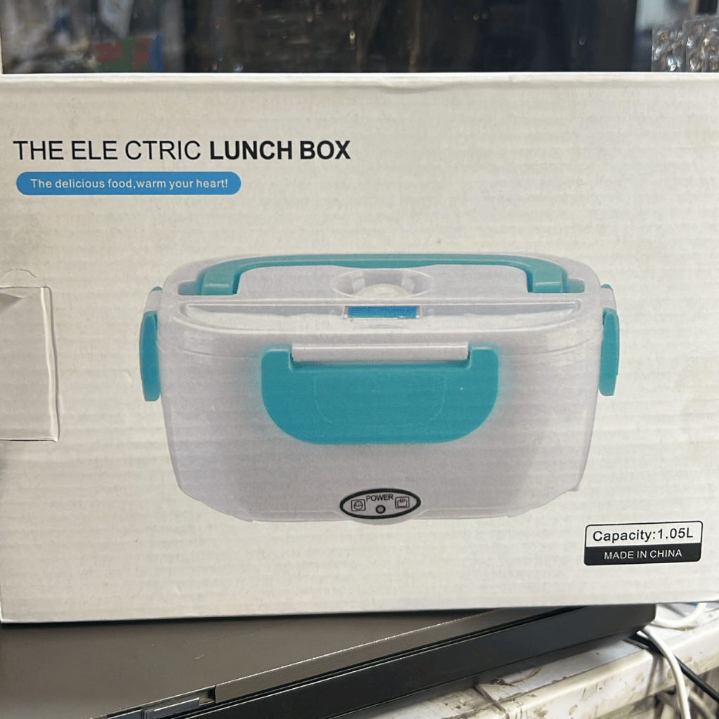 Electric Lunch Box with Stainless Steel Inner – Portable Food Heating Box (Random Color)
