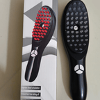 Electric Massage Comb – Blue & Red Light Therapy, Vibration Brush, Spray & Negative Ion Scalp Massager (Rechargeable)