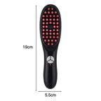 Electric Massage Comb – Blue & Red Light Therapy, Vibration Brush, Spray & Negative Ion Scalp Massager (Rechargeable)
