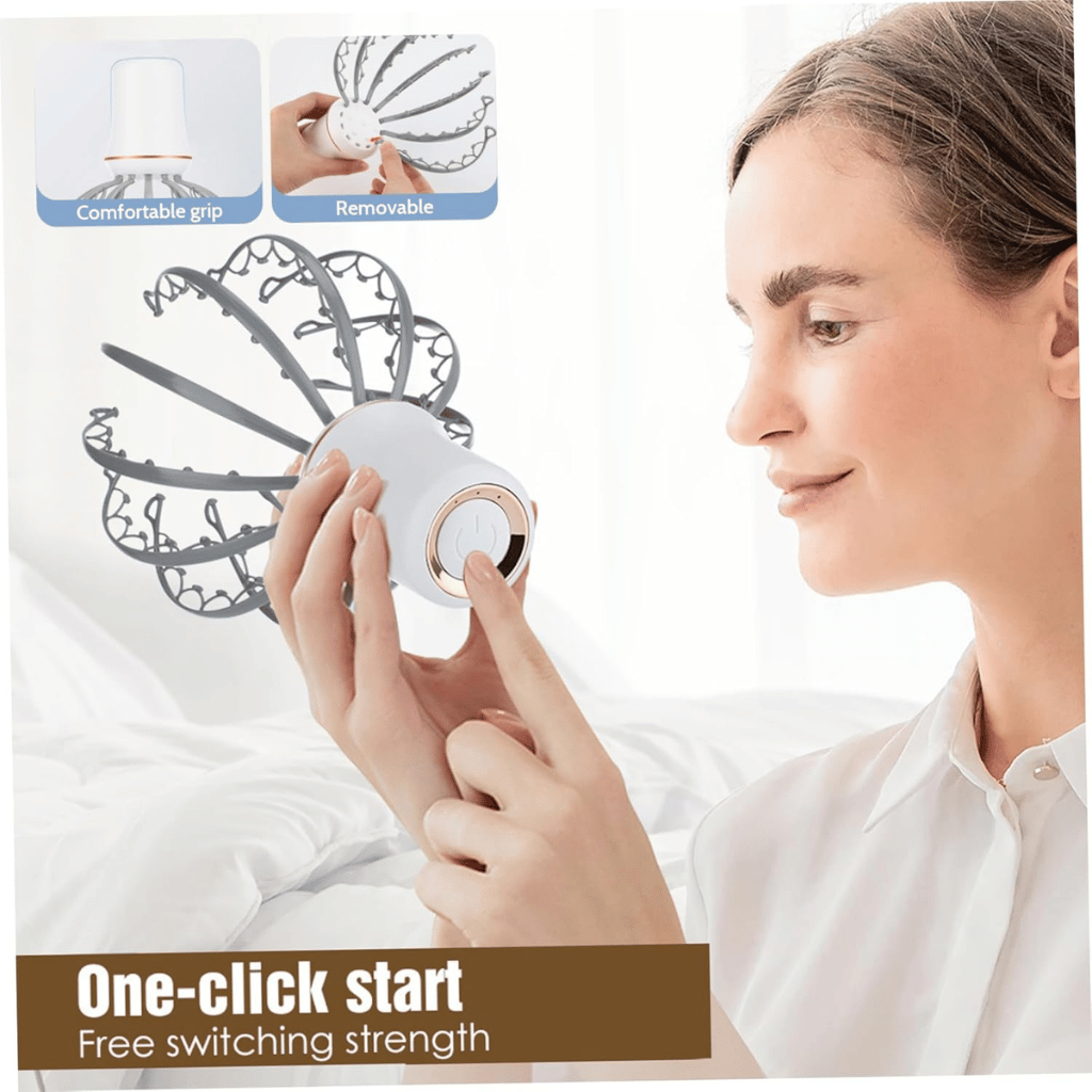 Electric Scalp Massager Octopus Shaped Scalp Massager