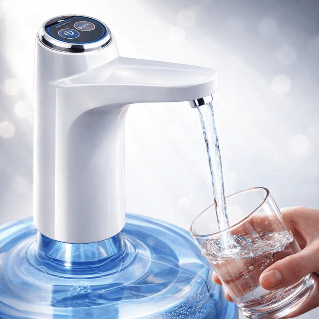 Electric Water Pump Rechargeable Dispenser For Water Bottle With One-Touch Operation (Random Color)