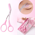 Eyebrow Scissors With Comb Eyebrow Trimmer (Random Colour)