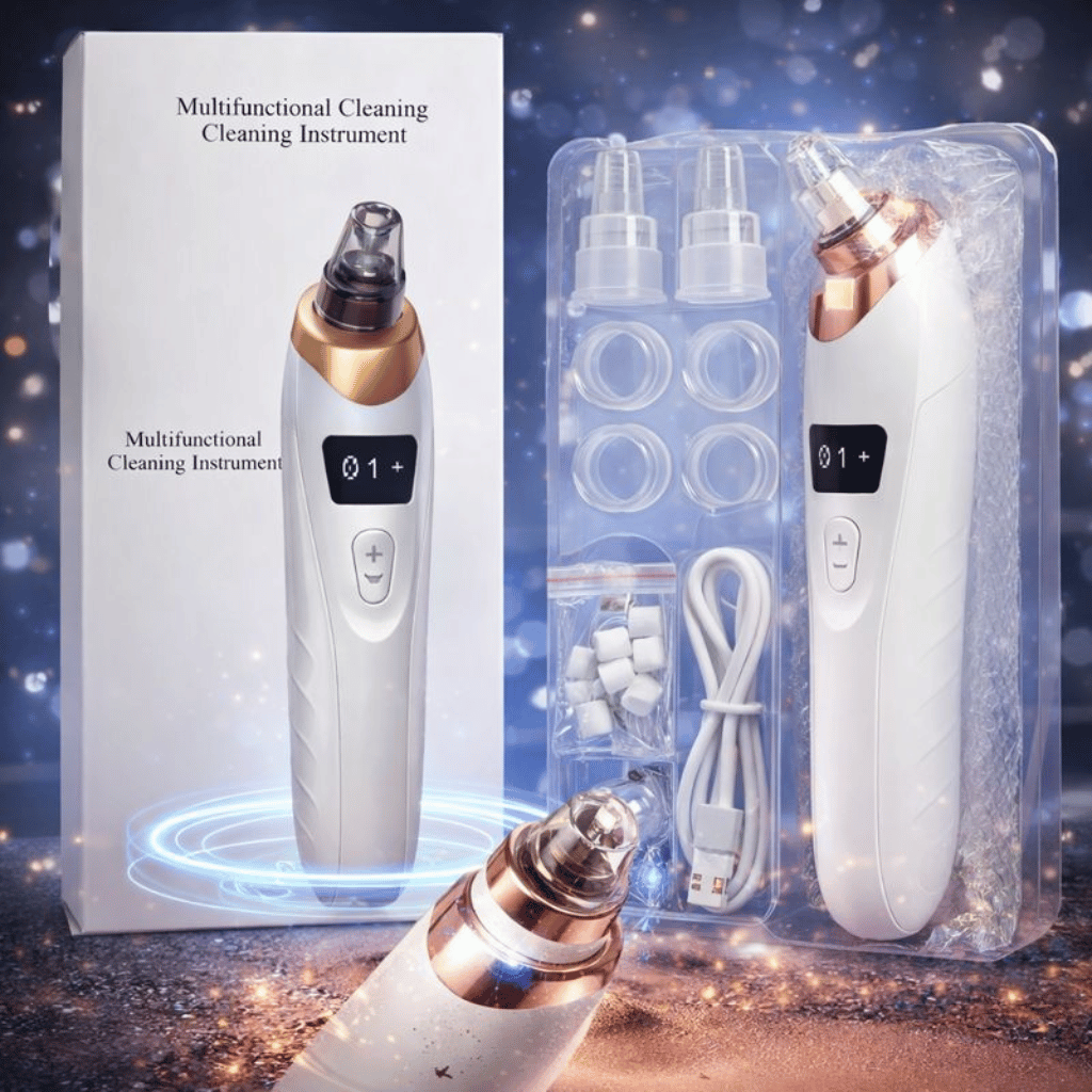 Face Vacuum Blackhead Remover Pore Cleaner Electric Deep Cleansing Tool For Nose And Face