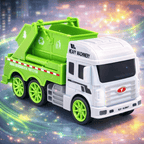 Garbage Truck Toys Inertial Environmental Education Plastic Sanitation Vehicle for Boys