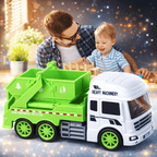 Garbage Truck Toys Inertial Environmental Education Plastic Sanitation Vehicle for Boys
