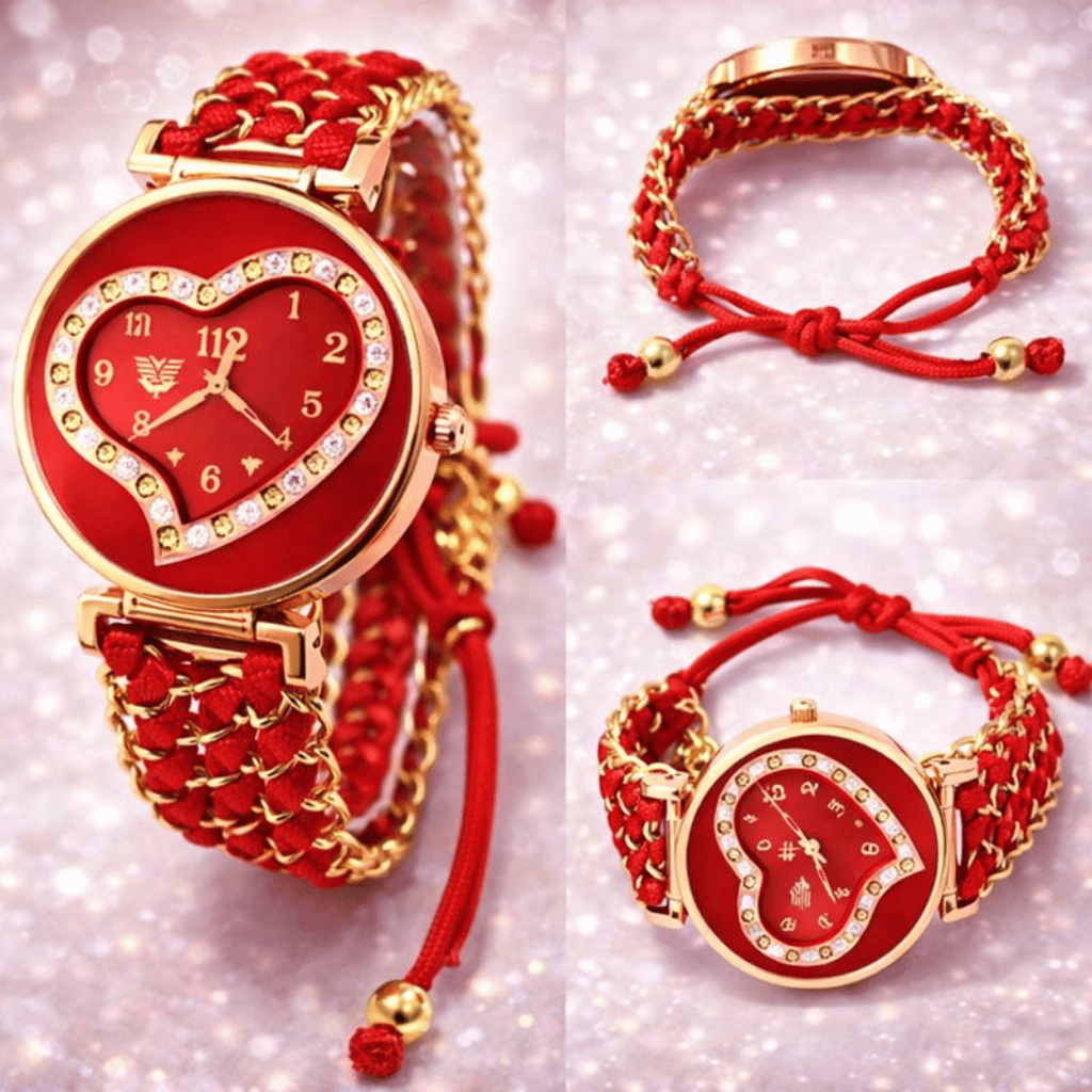 Girl Stainless Steel Bracelet Stylish Watch (without Box)