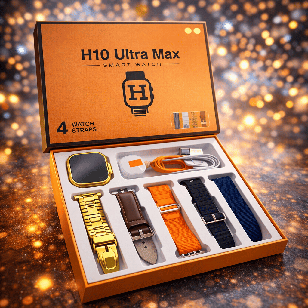 H10 Ultra Max Smart Watch High Quality 4 in 1