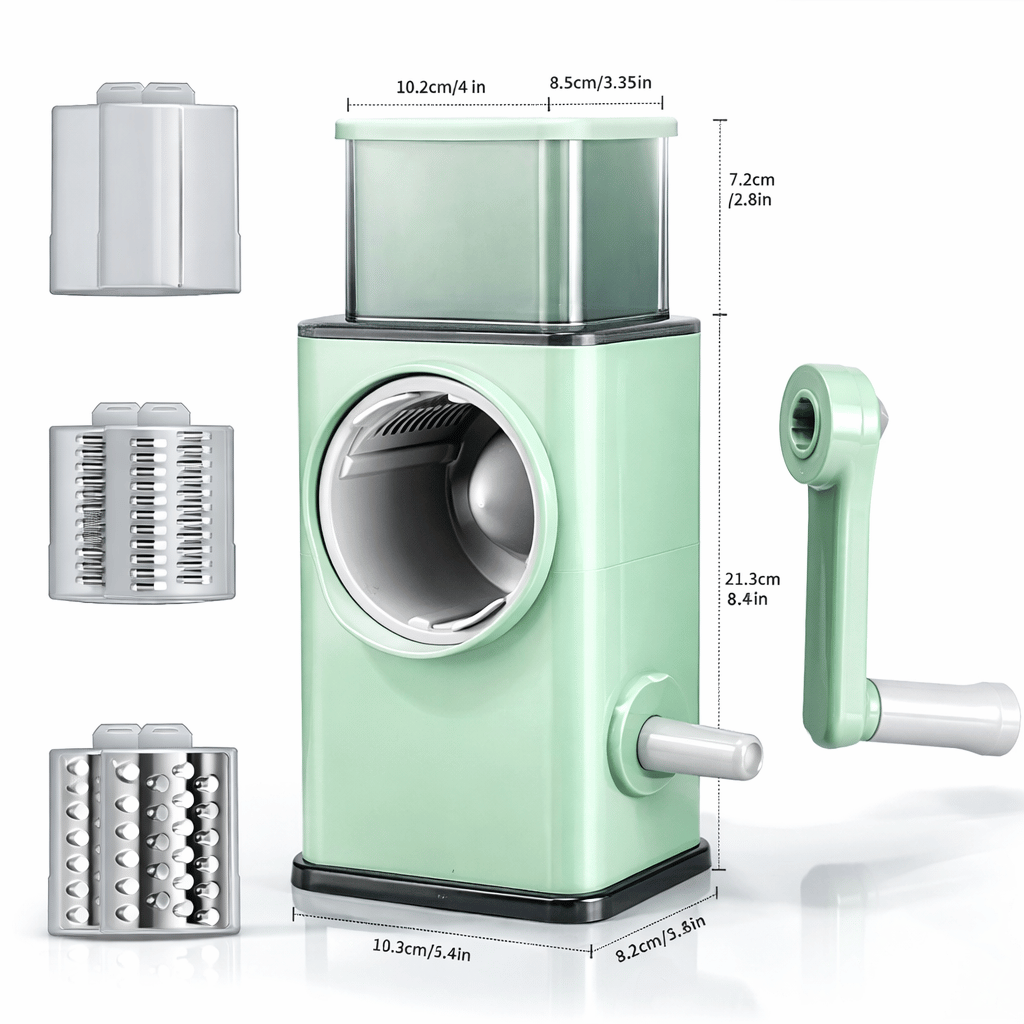 Hand Chopper Rotating Vegetable Cutter Manual Slicer Machine