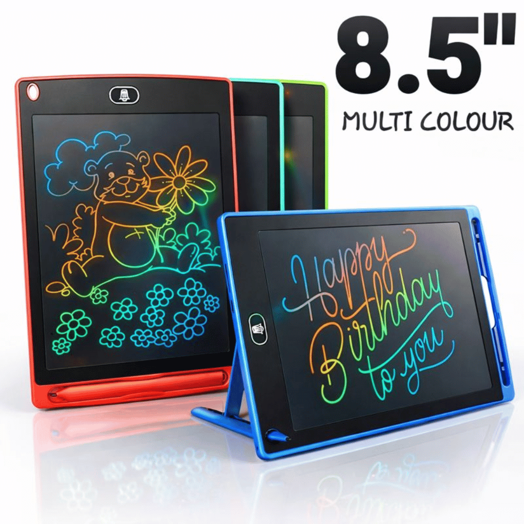 Hardbound LCD Writing Pad 8.5 inch LCD Tablet (Random Color )