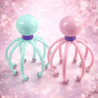 Head Massager Scalp Neck Comb Roller Eight Finger Claws (Random Color)