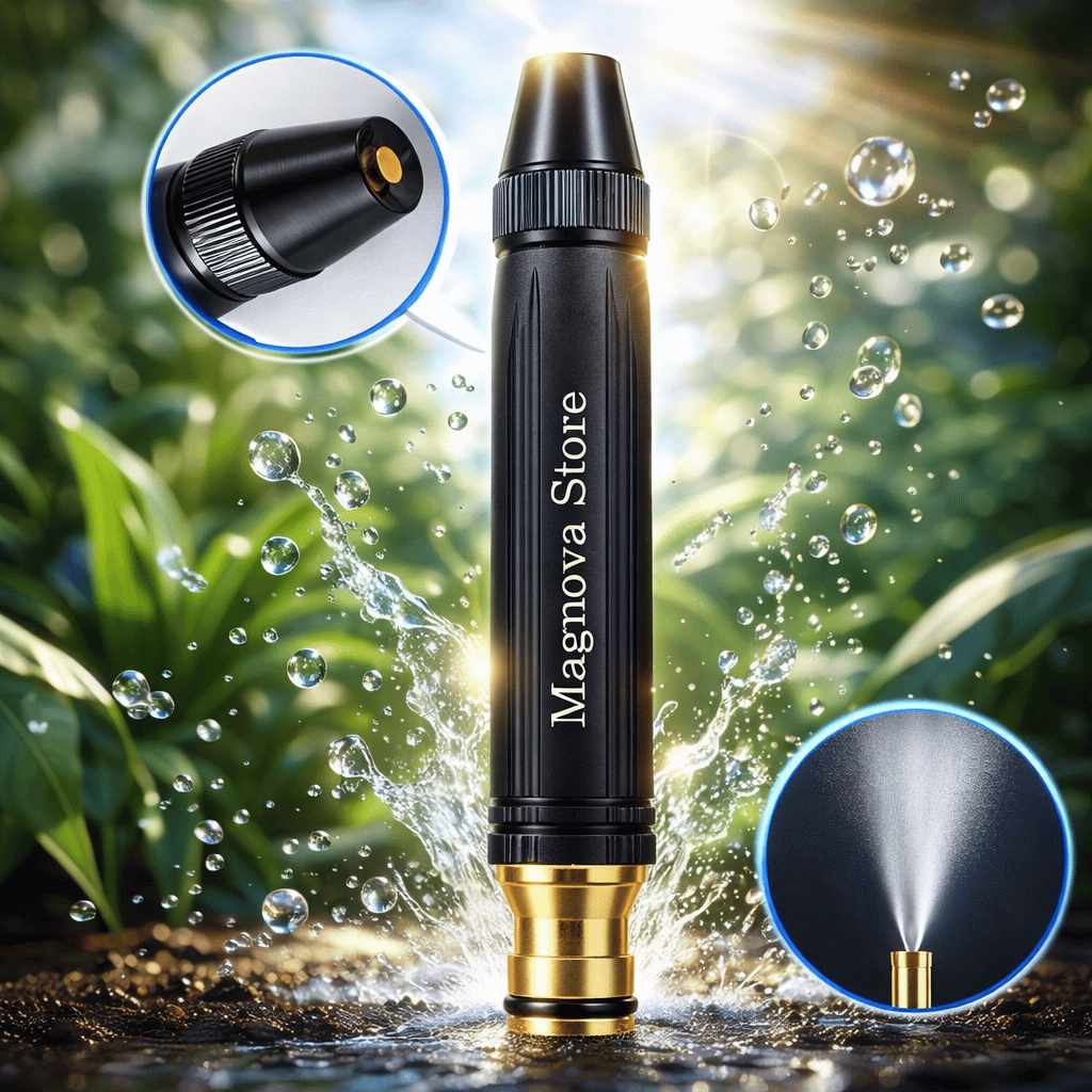 High Pressure Metal Brass Adjustable Nozzle Water Spray Gun