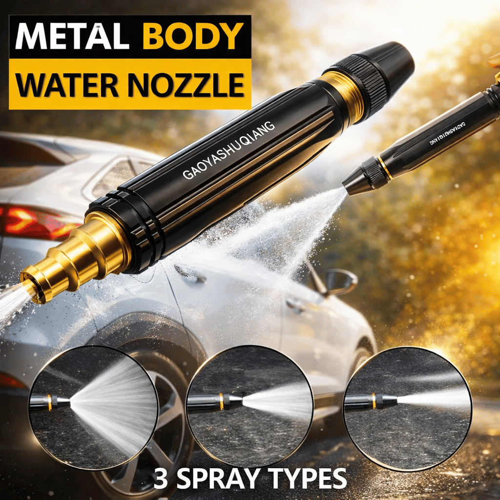 High Pressure Metal Brass Adjustable Nozzle Water Spray Gun