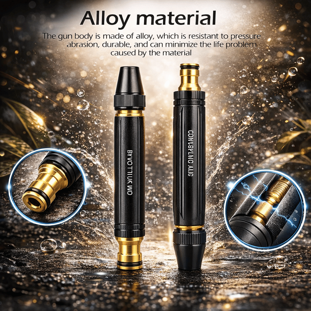 High Pressure Metal Brass Adjustable Nozzle Water Spray Gun