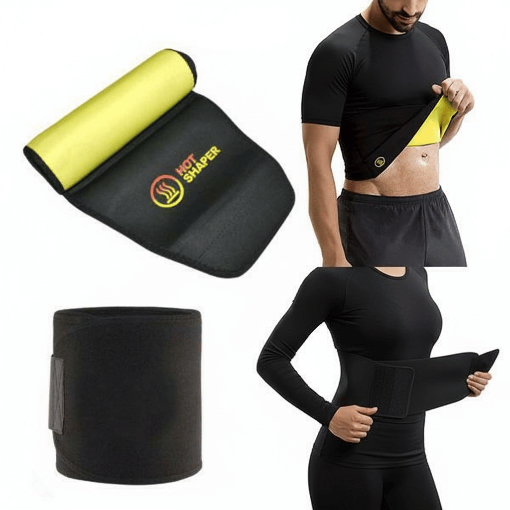Hot Shaper Slimming Belt With Box Adjustable Standard Size Waist Trainer For Men And Women