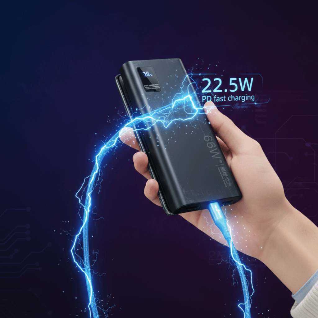 IBsmart 20000mAh Power Bank | 66W PD Fast Charging | Digital Display