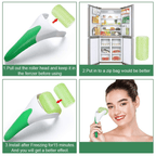 Ice Roller Skin Cool Derma for Face Body Massager Puffiness Migraine Pain Relief