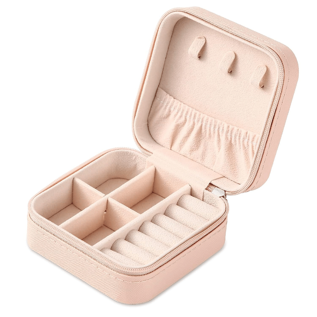 Jewelry Organizer Box for Travelling Leather Box Hair Accessories PU Leather Small Jewelry Box