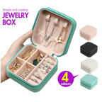 Jewelry Organizer Box for Travelling Leather Box Hair Accessories PU Leather Small Jewelry Box