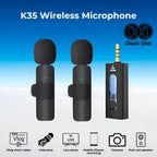 K35 Wireless Microphone 3.5MM Jack
