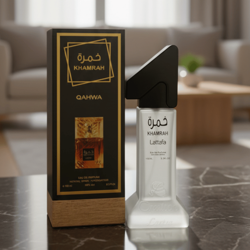Khamrah Qahwa by Lattafa Perfume | 100 ml | 4 Hours Lasting | Elegant Fragrance