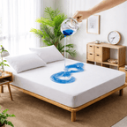 King Size Waterproof Mattress Cover | Breathable, Soft, Noiseless, And Dustproof