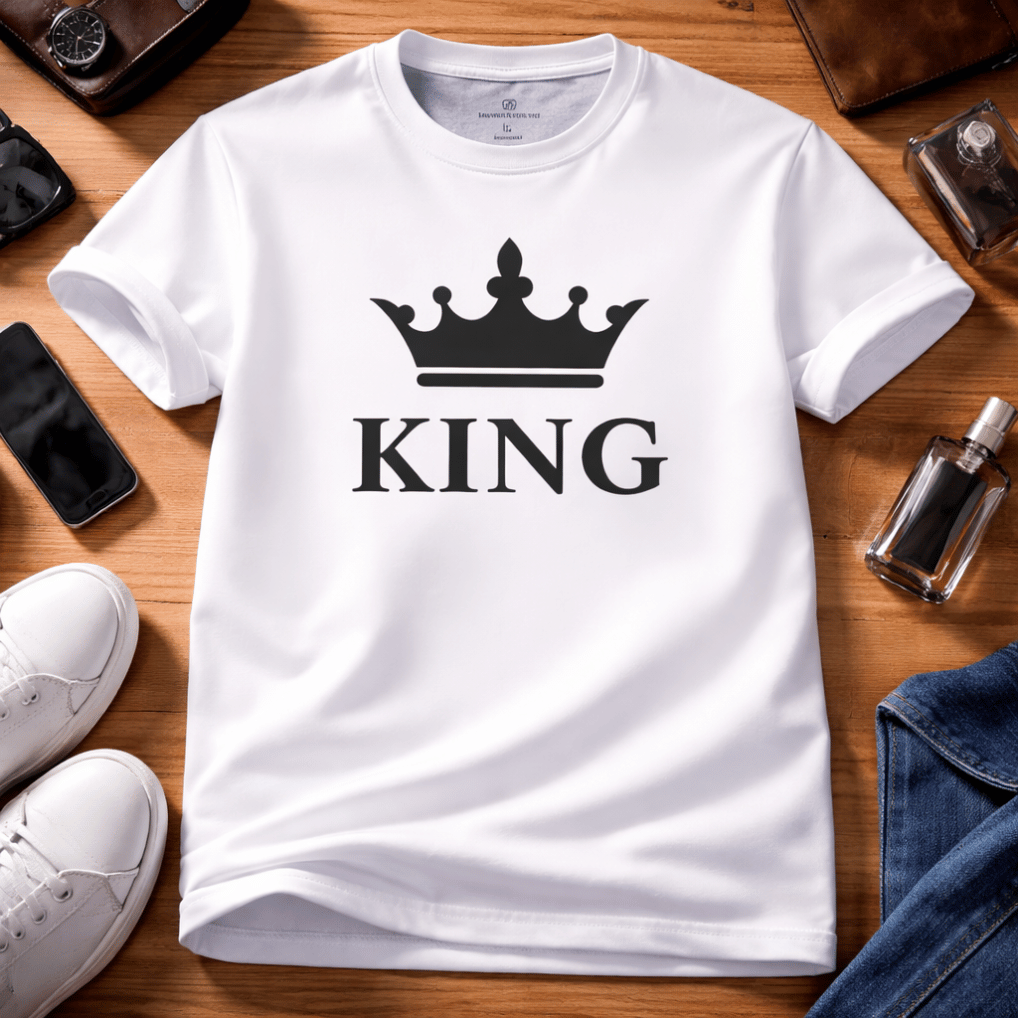 King & Queen Style T-Shirts Best Quality For Girls