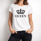 King & Queen Style T-Shirts Best Quality For Girls