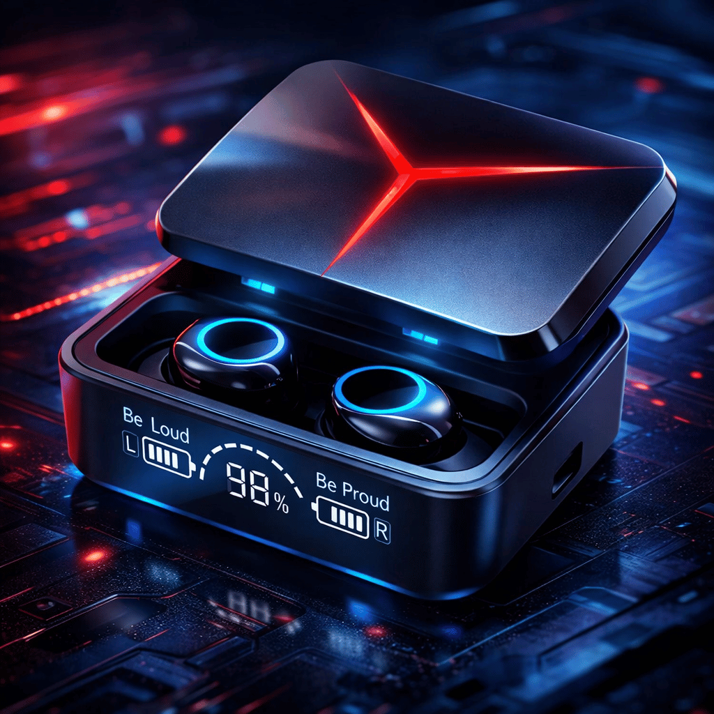 M90 Pro Gaming Earbuds – Bluetooth 5.3 Wireless Earphones