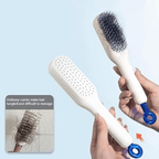 Magic Retractable Comb Self Cleaning Hair Brush Massage (Random Color)