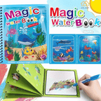 Magic Water Book Painting Drawing Coloring Board Book Doodle & Magic Water Pen