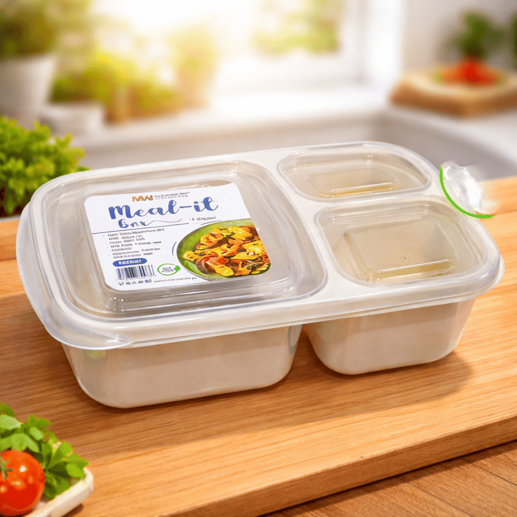Meal-It 3-Compartment Lunch Box (1000 ml Large)