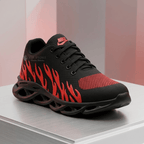 Men's Rubber Comfortable Joggers Red Fire