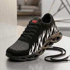 Men's Rubber Comfortable Joggers Red Fire