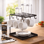 Metal Mug Stand Holder Tree Rack