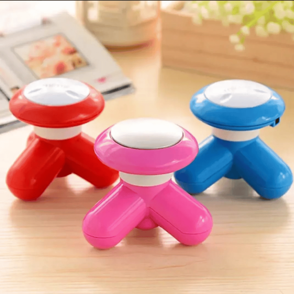 Mini Electric Body Massager for Neck Back Shoulder | USB Powered Vibration Massager Machine (Random Color)